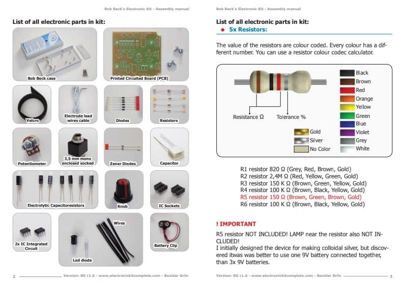 bob beck assembly manual page 1